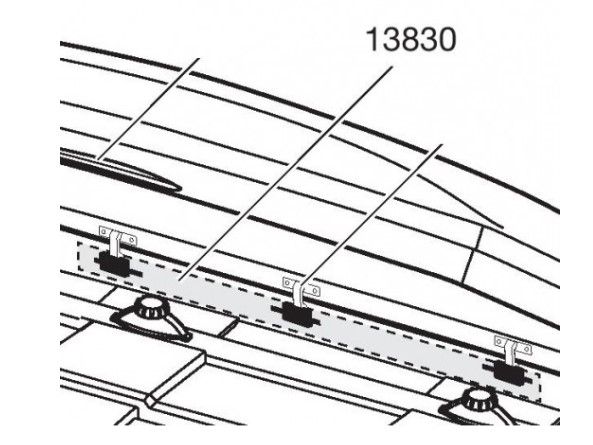 Thule Locking Rail 2010 1720 mm B HM