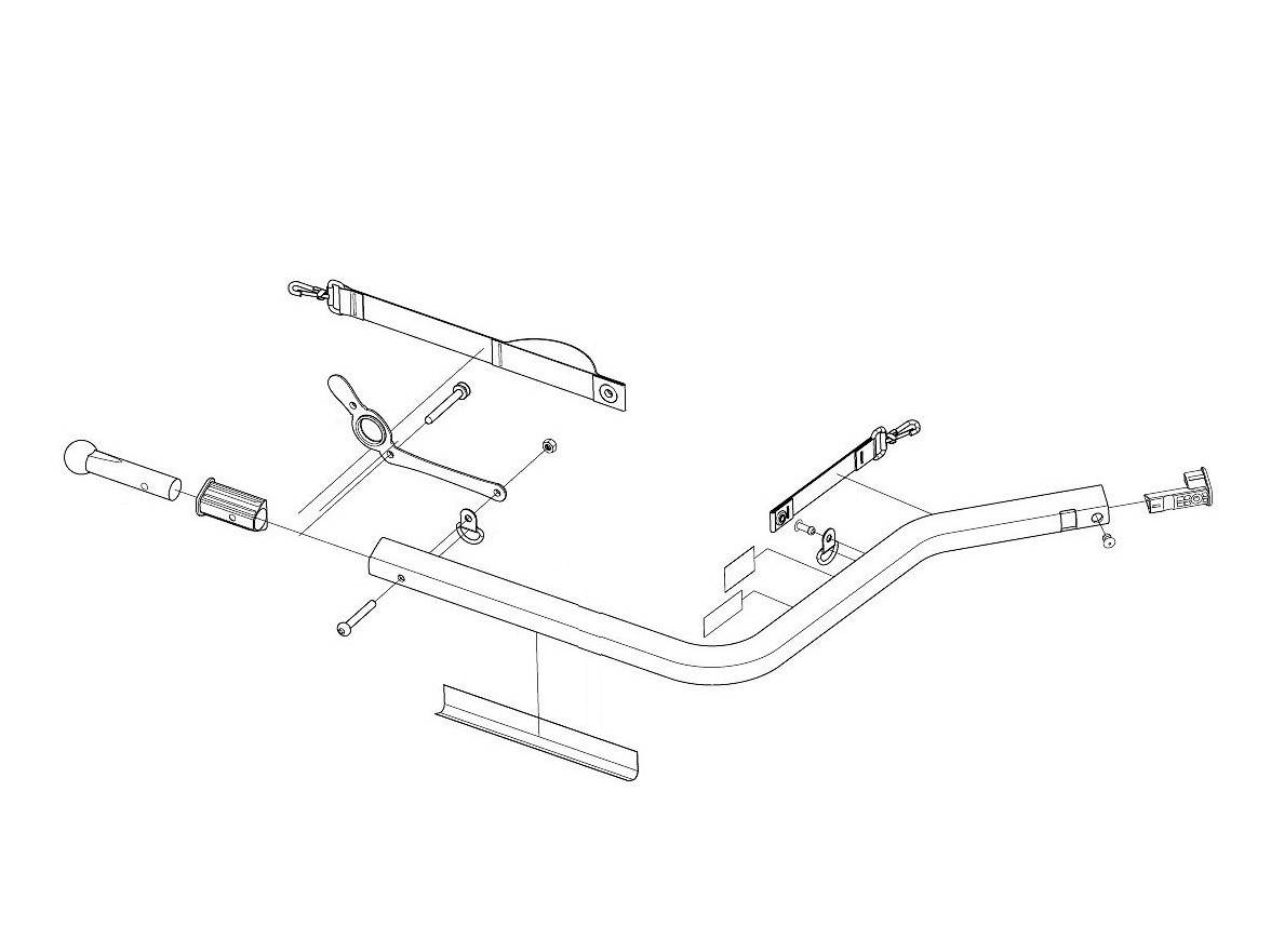 Hitch Arm Assembly Thule Chariot Sport Cross Lite Cab 2017 X