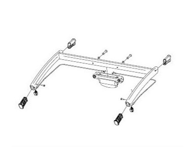 Thule RecliningSeat Assy-Single 17-X 40190641