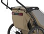 Thule Chariot Cross 2 G3 DOUBLE Faded Khaki + bike set + kočárkový set + běžecký set