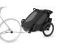 Thule Chariot Sport 2 G3 DOUBLE Black + bike set + kočárkový set + běžecký set