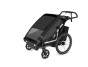 Thule Chariot Sport 2 G3 DOUBLE Black + bike set + kočárkový set + běžecký set