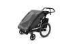 Thule Chariot Sport 2 G3 DOUBLE Black + bike set + kočárkový set + běžecký set