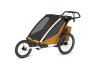 Thule Chariot Sport 2 G3 DOUBLE Natural Gold + bike set + kočárkový set + běžecký set