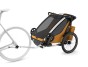 Thule Chariot Sport 2 G3 DOUBLE Natural Gold + bike set + kočárkový set + běžecký set