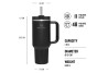 STANLEY Quencher H2.O FlowState Tumbler 1180 ml Black Tonal