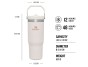 STANLEY Tumbler se slámkou/brčkem 890ml ROSE QUARTZ