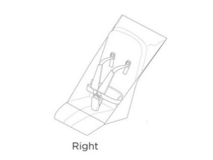 Náhled produktu - Seat double right - Thule Urban Glide 3 Thule 55138